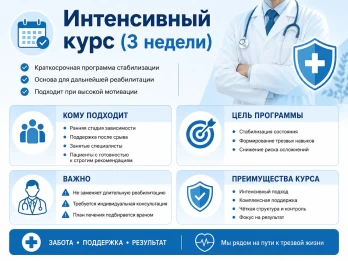 Реабилитация за 21 день в Зверево